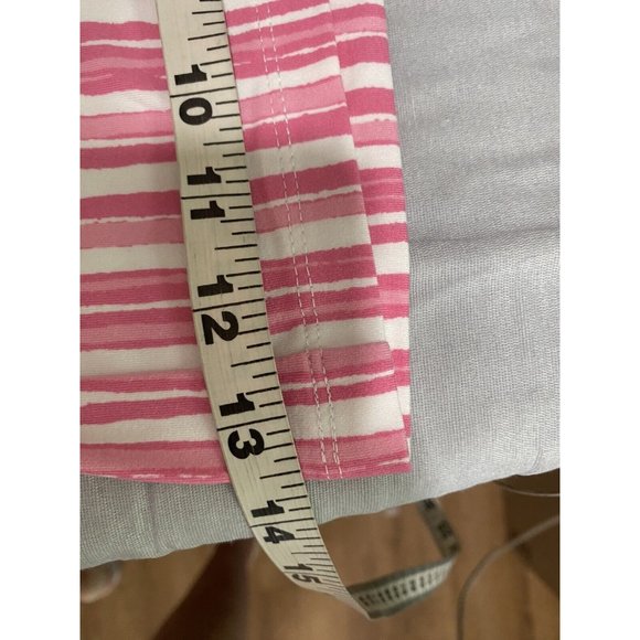 Elizabeth & Clarke Womens Striped wide leg Pants Pull on Pink white size 2X - Picture 11 of 11